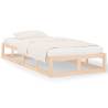 Solid Wood Bed Frame 100x200 cm | Modern & Sturdy Design