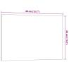 Wall-mounted Magnetic Board White 40x30 cm - Tempered Glass