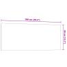 Wall-mounted Magnetic Board White 100x40 cm - Tempered Glass