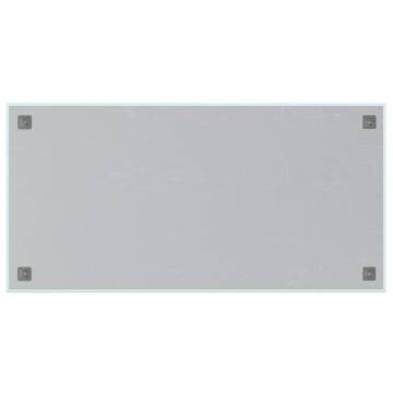 Wall-Mounted Magnetic Board 100x50 cm Tempered Glass - HipoMarket