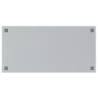 Wall-Mounted Magnetic Board 100x50 cm Tempered Glass - HipoMarket