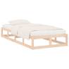 Solid Wood Bed Frame 100x200 cm | Modern & Sturdy Design