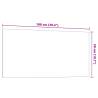 Wall-Mounted Magnetic Board 100x50 cm Tempered Glass - HipoMarket