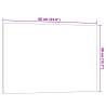 Wall-mounted Magnetic Board White 60x40 cm - Durable Glass