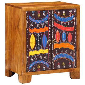 Multicolour Solid Wood Acacia Sideboard | 50x35x60 | HipoMarket