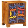 Multicolour Solid Wood Acacia Sideboard | 50x35x60 | HipoMarket