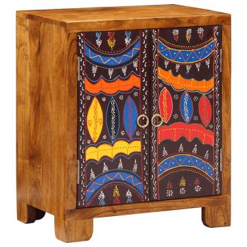 Multicolour Solid Wood Acacia Sideboard | 50x35x60 | HipoMarket