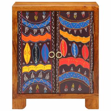 Multicolour Solid Wood Acacia Sideboard | 50x35x60 | HipoMarket