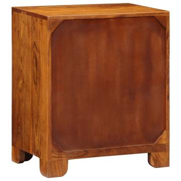 Multicolour Solid Wood Acacia Sideboard | 50x35x60 | HipoMarket