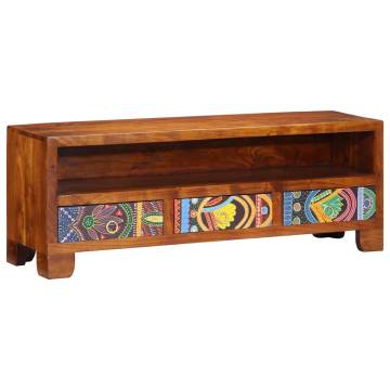 Multicolour TV Cabinet - Solid Wood Acacia | HipoMarket