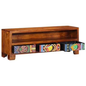 Multicolour TV Cabinet - Solid Wood Acacia | HipoMarket