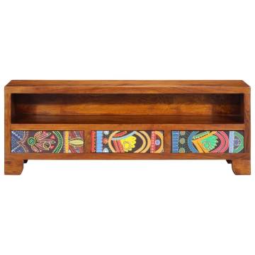 Multicolour TV Cabinet - Solid Wood Acacia | HipoMarket