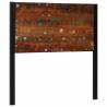 Stylish Headboard 100 cm - Solid Wood & Iron | HipoMarket