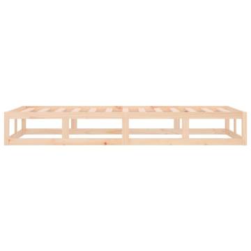 Solid Wood Bed Frame 100x200 cm | Modern & Sturdy Design