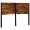 Stylish 140 cm Solid Wood Reclaimed Headboard | Hipomarket