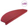  Stair Mats 30 pcs Bordeaux Red 65x24x4 cm Colour bordeaux red Size 65 x 24 x 4 cm Quantity in Package 30 