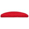 Stair Mats 30 pcs Red 56x17x3 cm - Non-slip & Washable