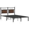 Bed Frame without Mattress - Brown Oak 120x200 cm | Hipo Market