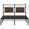 Bed Frame without Mattress - Brown Oak 120x200 cm | Hipo Market