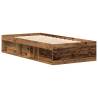 Stylish Old Wood Bed Frame 90x190 cm - Durable & Functional