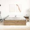 Artisan Oak Bed Frame 140x200cm - Durable & Stylish