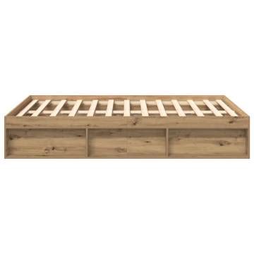 Artisan Oak Bed Frame 140x200cm - Durable & Stylish