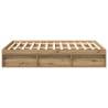 Artisan Oak Bed Frame 140x200cm - Durable & Stylish