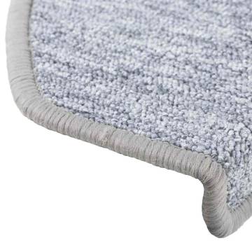 Stair Mats 30 pcs Light Grey - Non-Slip & Washable | HipoMarket