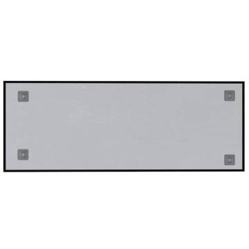 Wall-mounted Magnetic Board Black 80x30 cm | HipoMarket UK