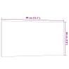 Wall-mounted Magnetic Board White 40x20 cm | Tempered Glass