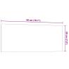 Wall-mounted Magnetic Board White 50x20 cm - Durable Glass