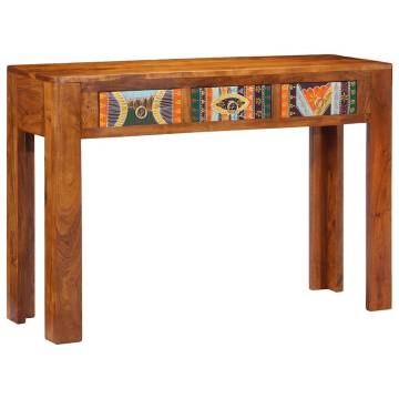 Console Table 110x35x75 cm - Solid Acacia Wood | HipoMarket UK