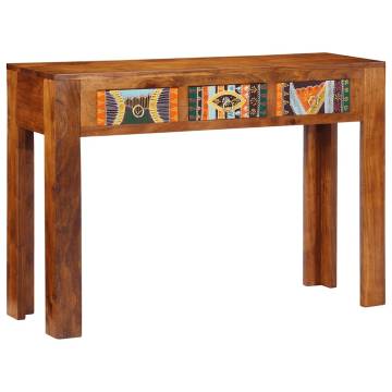 Console Table 110x35x75 cm - Solid Acacia Wood | HipoMarket UK