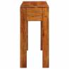 Console Table 110x35x75 cm - Solid Acacia Wood | HipoMarket UK