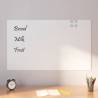  Wall-mounted Magnetic Board White 100x60 cm Tempered Glass Colour white Size 100 x 60 cm 