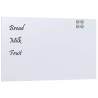 Wall-Mounted Magnetic Board 100x60 cm | Tempered Glass