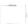 Wall-Mounted Magnetic Board 100x60 cm | Tempered Glass