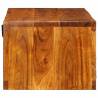 Wall-Mounted TV Cabinet - Multicolour Solid Wood Acacia