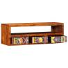 Wall-Mounted TV Cabinet - Multicolour Solid Wood Acacia