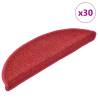  Stair Mats 30 pcs Bordeaux Red 56x17x3 cm Colour bordeaux red Size 56 x 17 x 3 cm Quantity in Package 30 