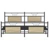 Sonoma Oak Metal Bed Frame 180x200 cm - Super King Size