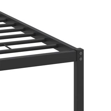 Brown Oak Bed Frame 137x190 cm - Durable & Stylish