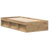 Durable Artisan Oak Bed Frame 90x200cm | HipoMarket UK