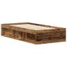 Old Wood Bed Frame 100x200cm | Durable & Stylish Design