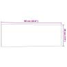 Wall-Mounted Magnetic Board Black 60x20 cm - Tempered Glass