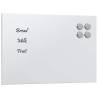 Wall-mounted Magnetic Board - Tempered Glass 30x20 cm