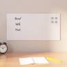  Wall-mounted Magnetic Board White 60x30 cm Tempered Glass Colour white Size 60 x 30 cm 