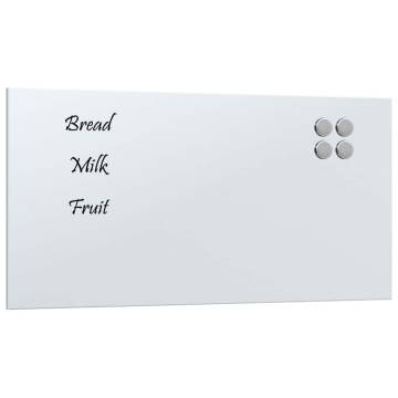 Wall-Mounted Magnetic Board White 60x30 cm - Durable & Stylish