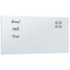 Wall-Mounted Magnetic Board White 60x30 cm - Durable & Stylish