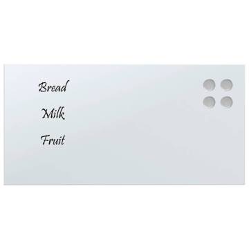 Wall-Mounted Magnetic Board White 60x30 cm - Durable & Stylish